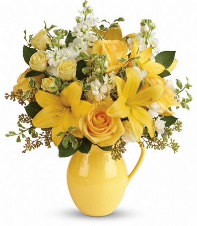 Teleflora's Sunny Outlook Bouquet from Richardson's Flowers in Medford, NJ